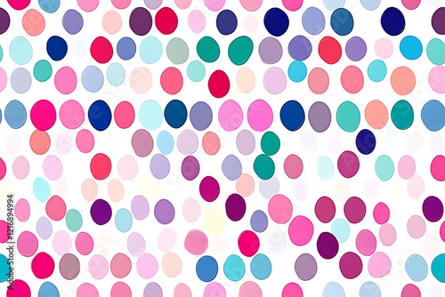 Abstract pastel polka dot pattern.