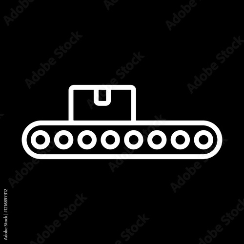 Conveyor Belt Icon Design