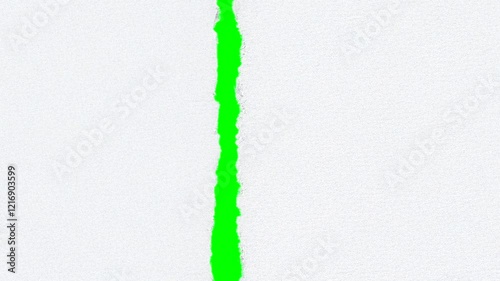 Animated torn paper revealing green screen background for customizable media overlay