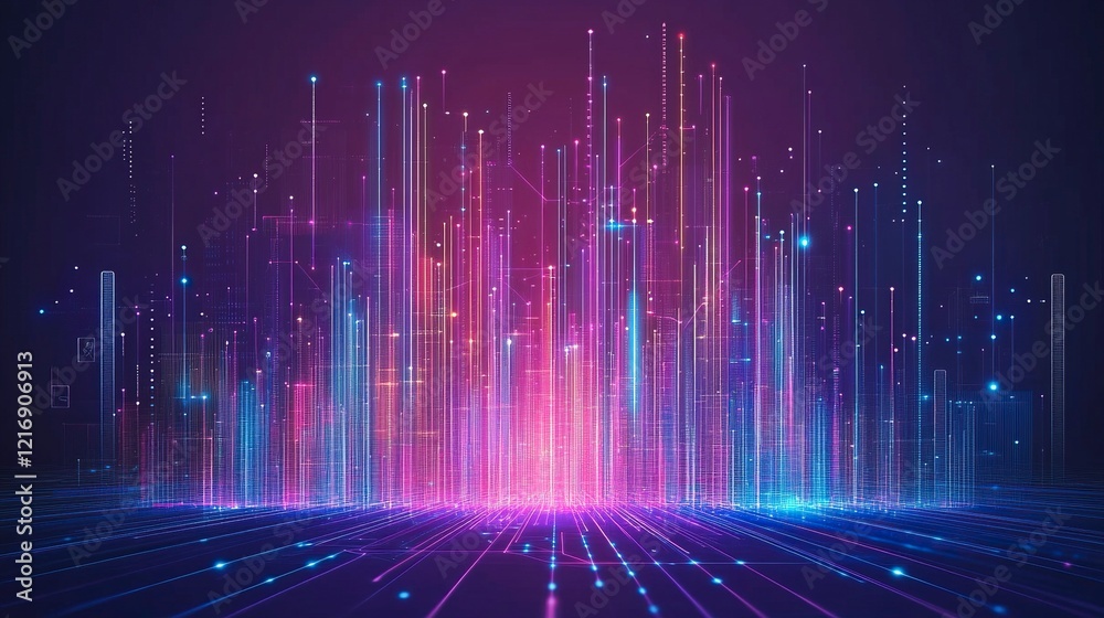 Abstract lines and dots connect simple futuristic technology background. Digital communication, big data visualization and network connection concept design. Vector illustration. Abstract lines and dots connect simple futuristic technology background. Digital communication, big data visualization and network connection concept design. Vector illustration.