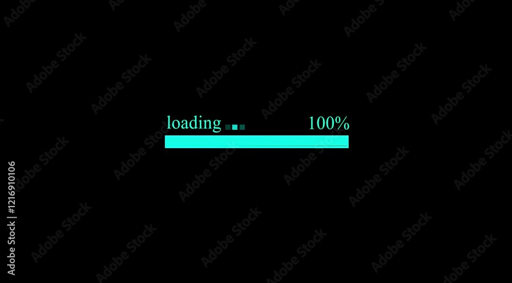 Motion graphic shape vector animation. Computer loading scale movement.loading icon.