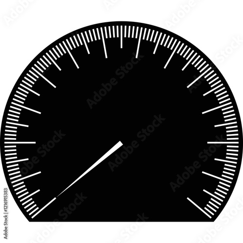 Simple vector icon speedometer
