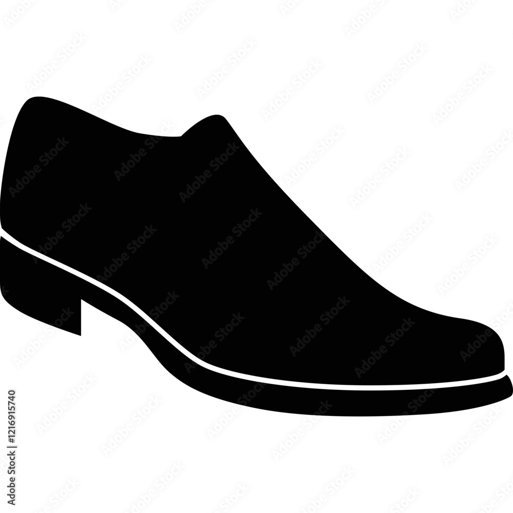Simple vector icon formal shoes Simple vector icon formal shoes