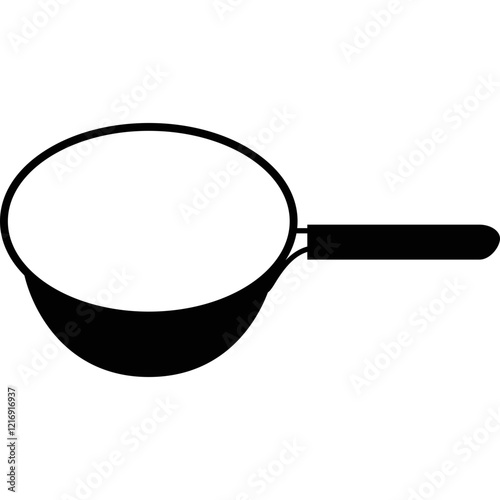 Simple vector icon stewpan