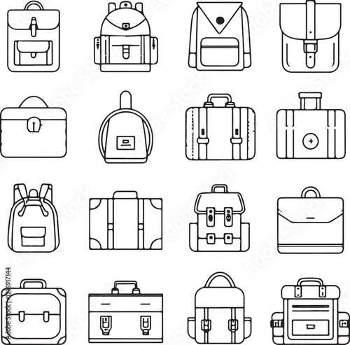 Bag and Luggage Icons