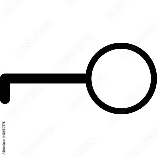 Simple vector icon key
