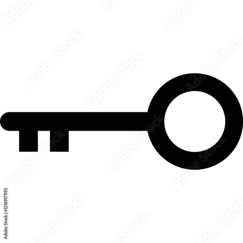 Simple vector icon key
