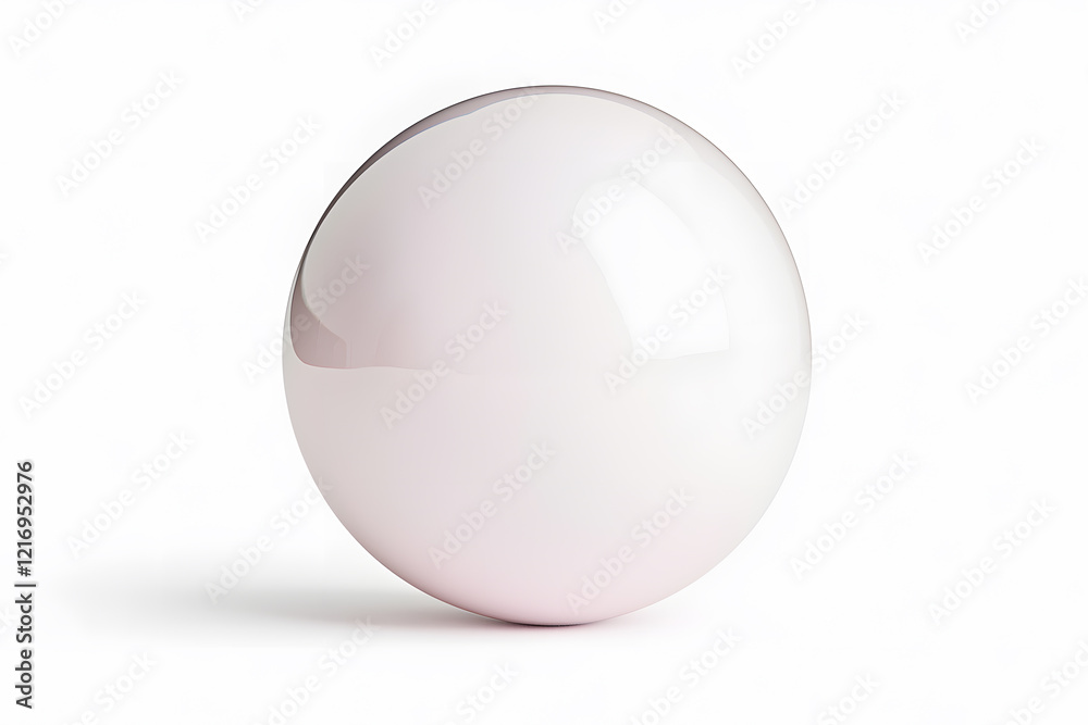 Matte color glass ball, isolated on a white background Matte color glass ball, isolated on a white background