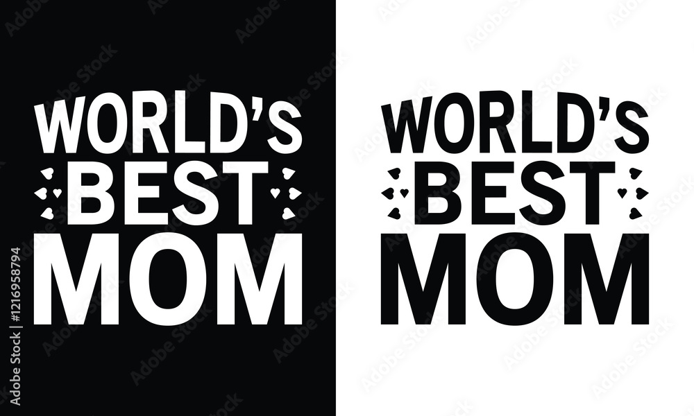 Fototapeta premium Mother's Day Tshirt Design Mom Vector