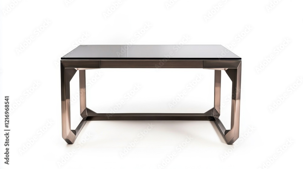 Stylish Modern Desk with Sleek Design and Glossy Finish Stylish Modern Desk with Sleek Design and Glossy Finish
