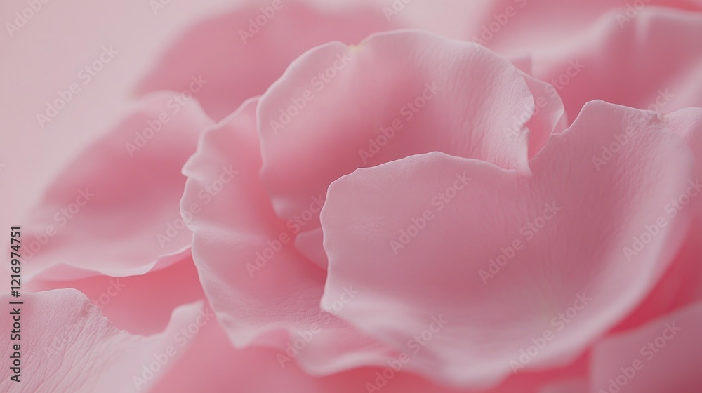 Fototapeta premium A detailed view of pink flower petals