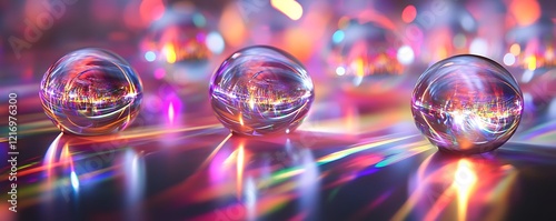 The formation of interference patterns from multiple coherent light sources