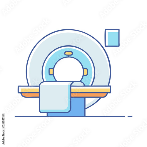 medical scanner icon, medical scanner vector illustration-simple illustration of medical scanner, perfect for medical scanner logos and icons