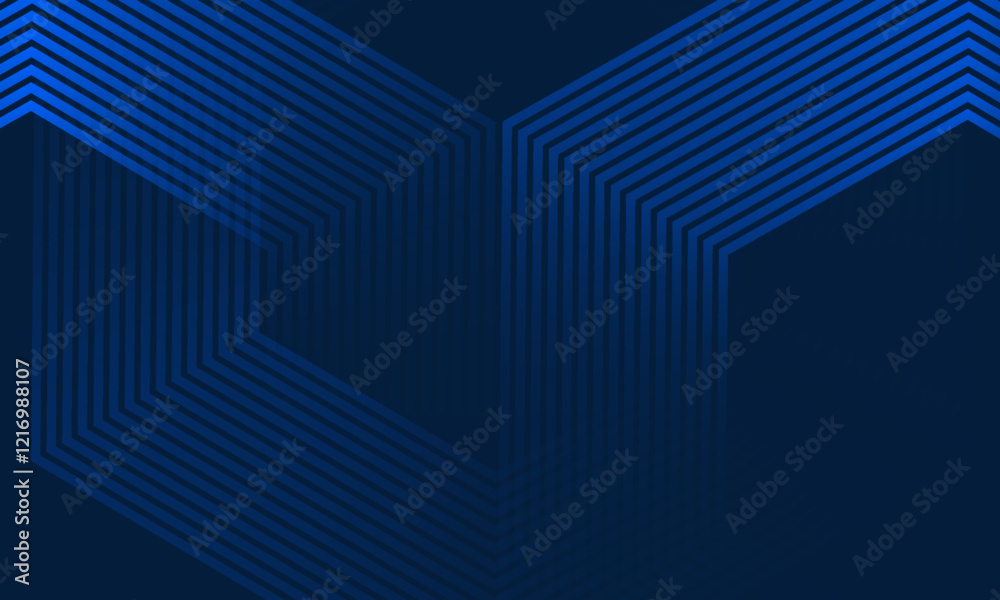 Modern abstract blue background with glowing geometric lines. Design a blue gradient hexagon shape. Futuristic technology concept. Suitable for companies, posters, covers, banners, websites and flyers Modern abstract blue background with glowing geometric lines. Design a blue gradient hexagon shape. Futuristic technology concept. Suitable for companies, posters, covers, banners, websites and flyers