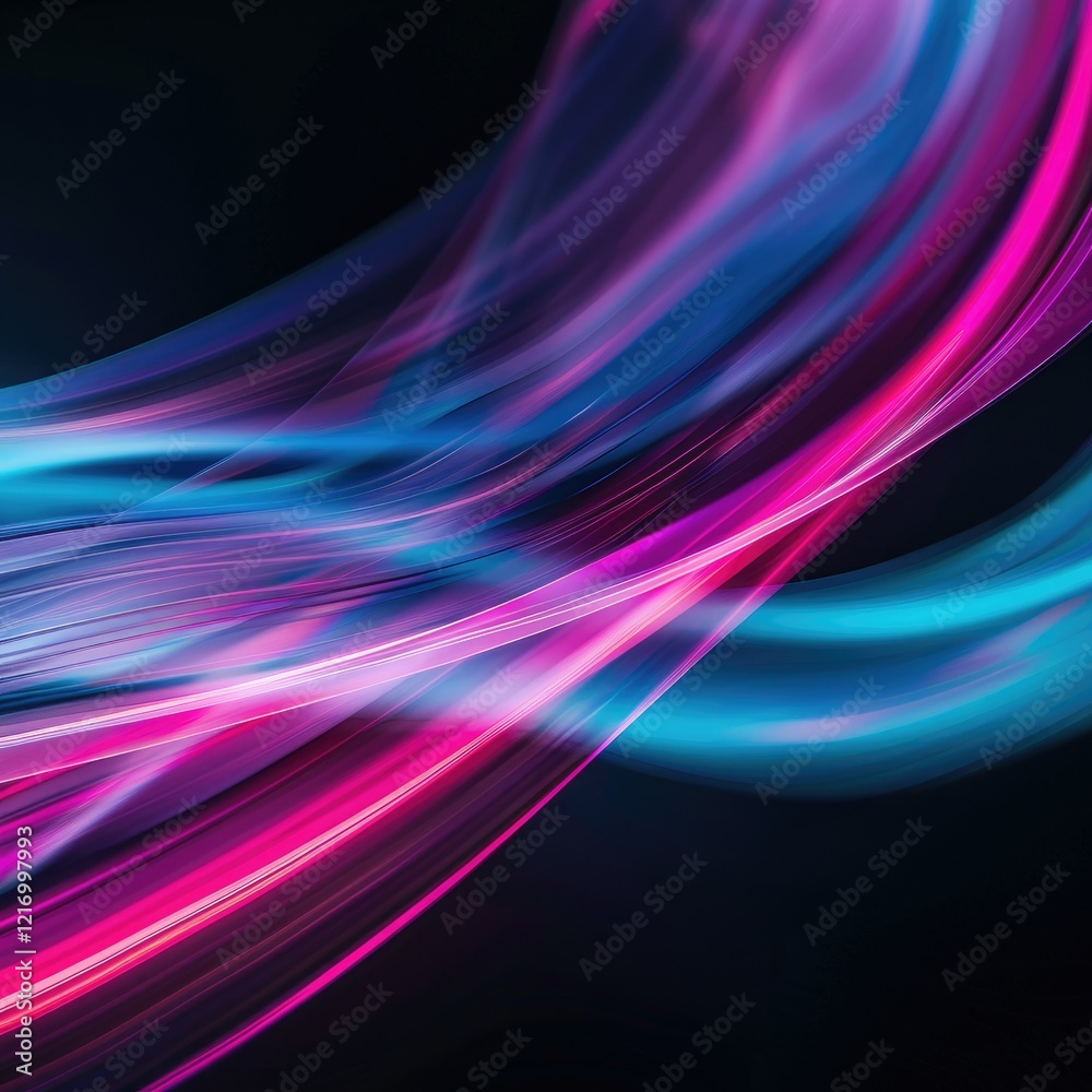 Abstract colorful light waves creating a dynamic and vibrant visual effect. Abstract colorful light waves creating a dynamic and vibrant visual effect.
