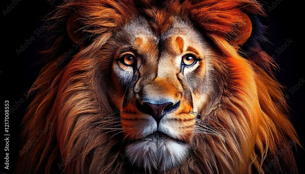 Fototapeta premium portrait of a lion