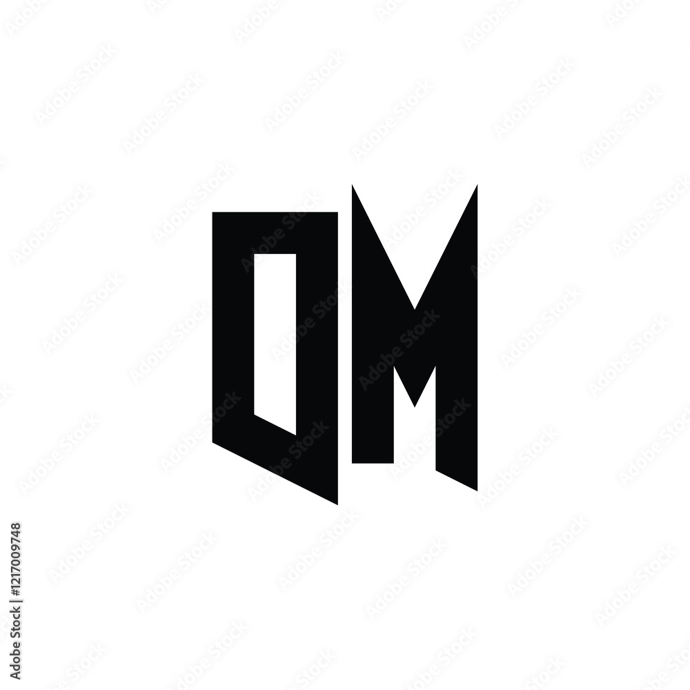 OM monogram logo design letter text name symbol monochrome logotype alphabet character simple logo OM monogram logo design letter text name symbol monochrome logotype alphabet character simple logo