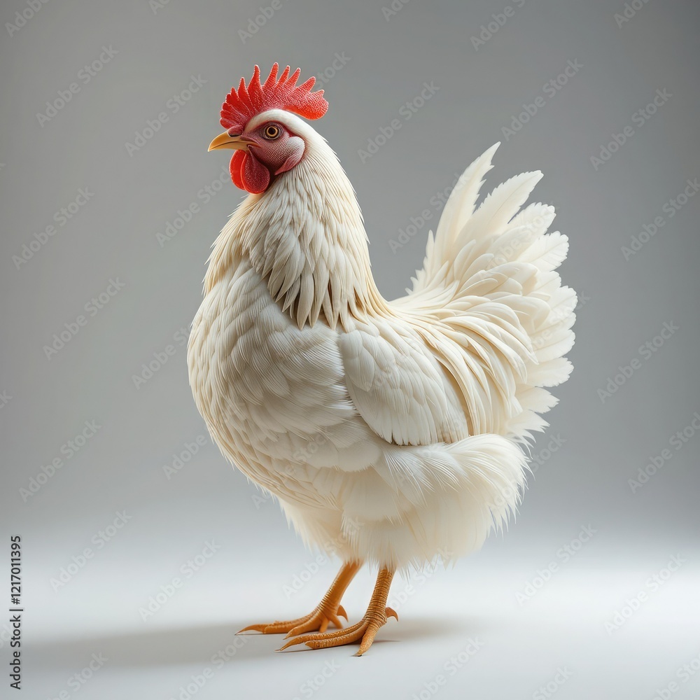 Fototapeta premium chicken on the farm