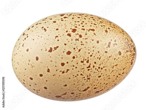 Isolated Spotted Bird Egg photo