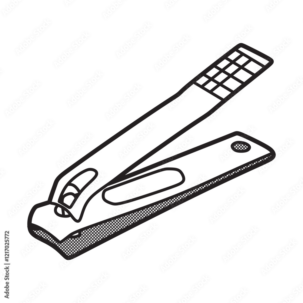 vector image, black and white nail clippers vector image, black and white nail clippers