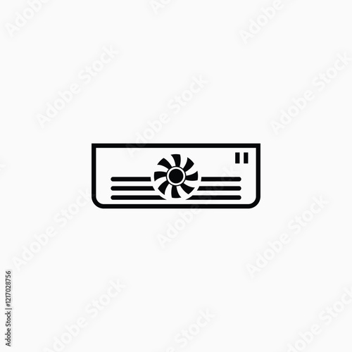 Air conditioning company logo, ac service, air conditioning, heat pumps,  air conditioning logo,  frost fully editable vector template