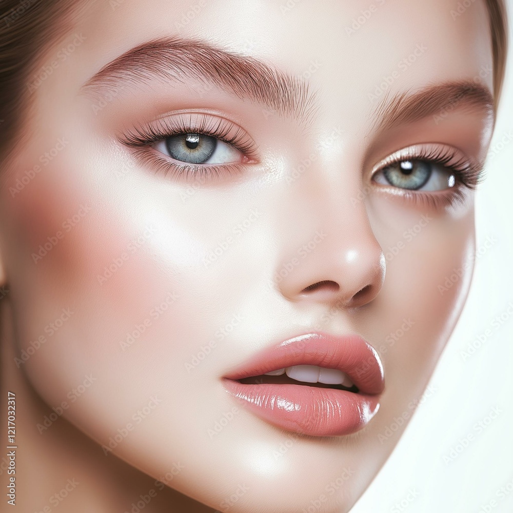 A close-up portrait of a beautiful young woman with radiant skin and captivating eyes, embodying elegance and confidence. A close-up portrait of a beautiful young woman with radiant skin and captivating eyes, embodying elegance and confidence.