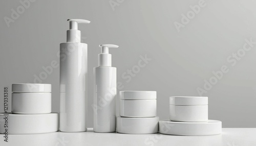 Assortment of skincare products