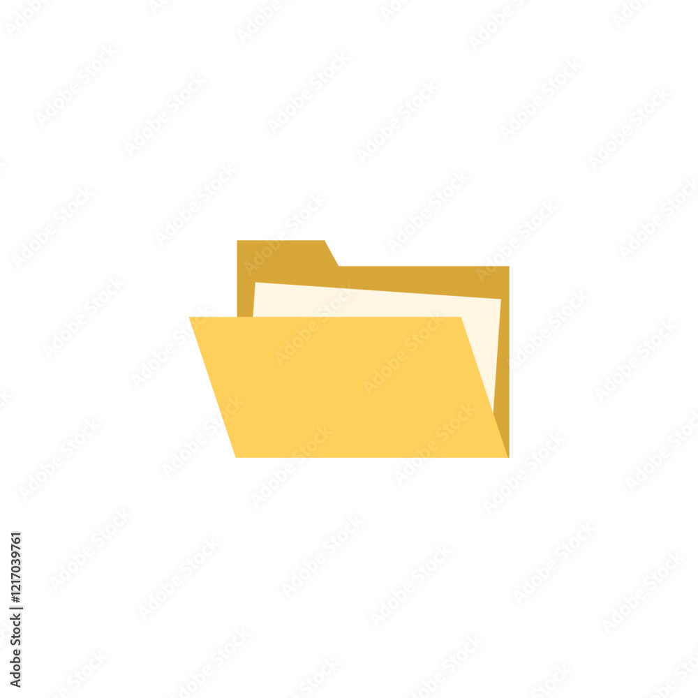 File folder Icon. Open folder Icon Design Template. File folder Icon. Open folder Icon Design Template.