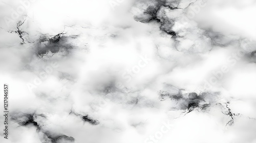 Elegant Black and White Marble Pattern with Smooth Seamless Design