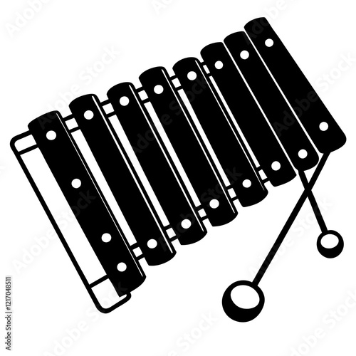 domino effect isolated on white