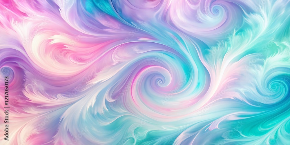 Obraz premium Pastel Abstract Background with White Text Space: Soft Color Design Texture for Branding