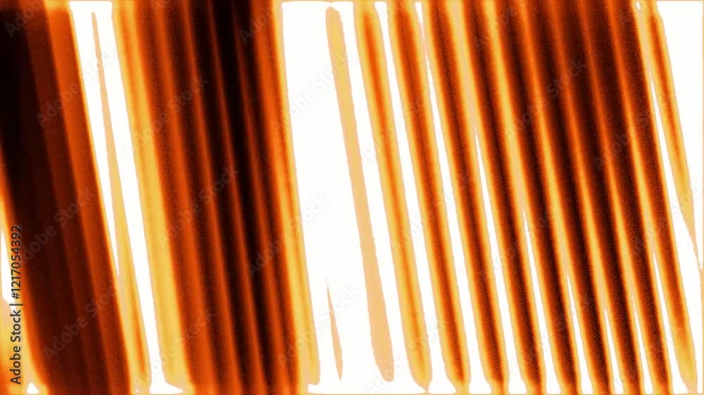 Retro VHS Glitch Curtain Overlay Orange Effect Motion Abstract Effect Motion Graphics Texture Digital Animation