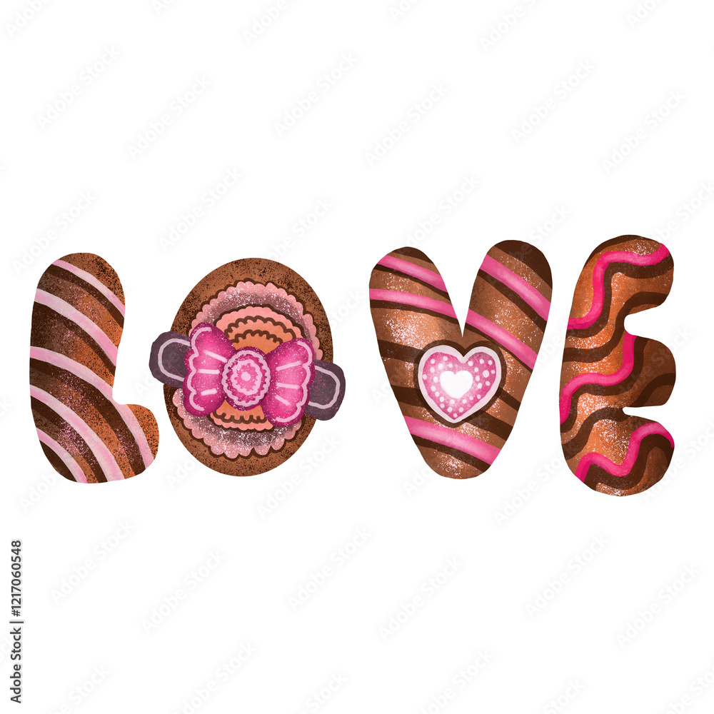 Naklejka premium Love