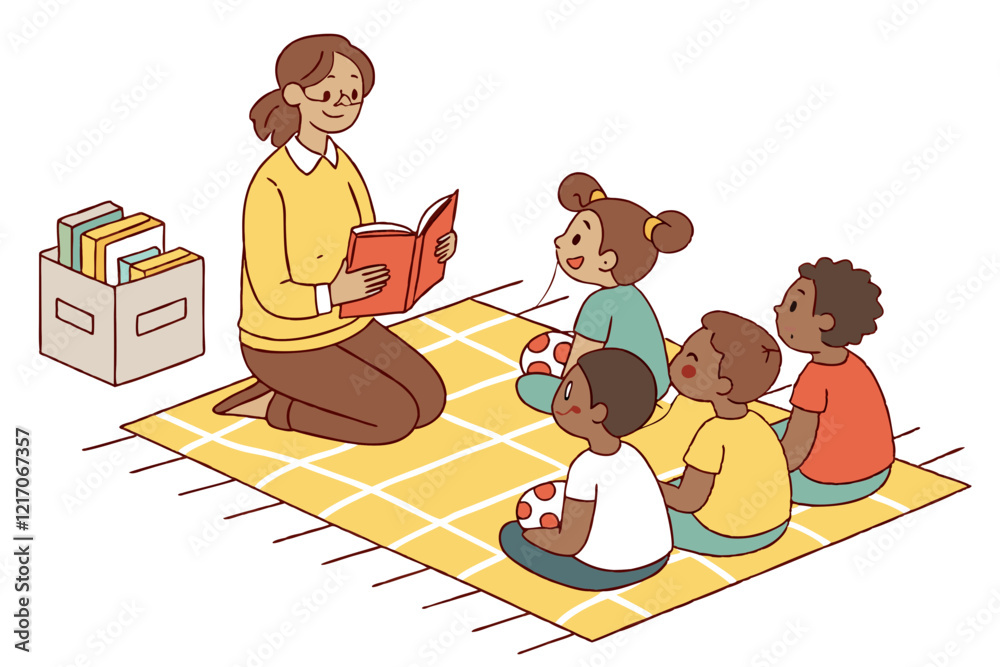 International children's book day parent and children International children's book day parent and children