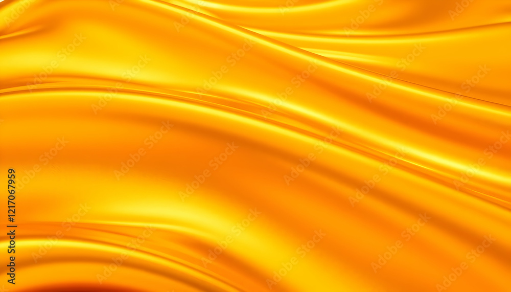 Golden silk fabric, luxurious drapery, smooth texture, shimmering surface, warm tones, soft folds, satin finish, elegant backdrop, rich amber hue, glossy material, flowing curves, high-end textile, op Golden silk fabric, luxurious drapery, smooth texture, shimmering surface, warm tones, soft folds, satin finish, elegant backdrop, rich amber hue, glossy material, flowing curves, high-end textile, op
