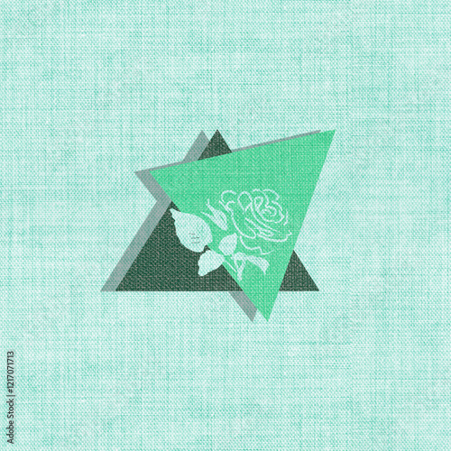 abstract origami background