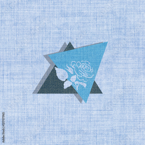 abstract origami background