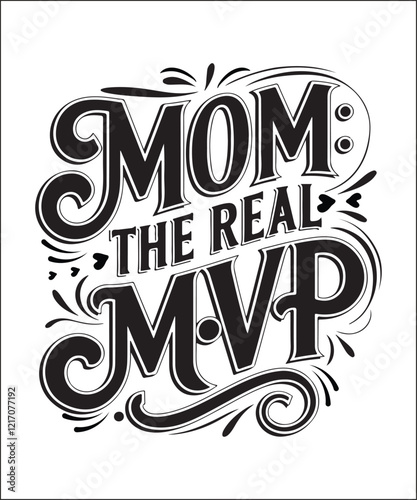 Best Mom Ever T-Shirt Design