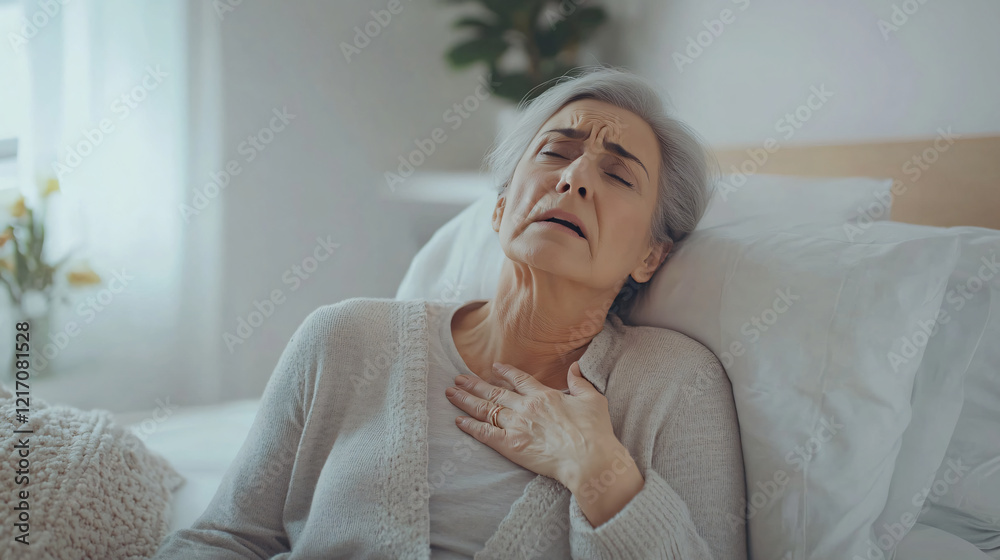 Old white female with chest pain and tightness Old white female with chest pain and tightness