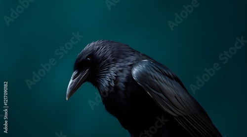 crow AI generated photo