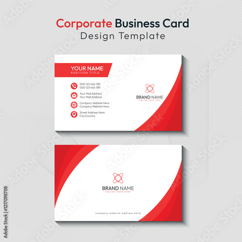 Elegant Corporate Business Card Template Design