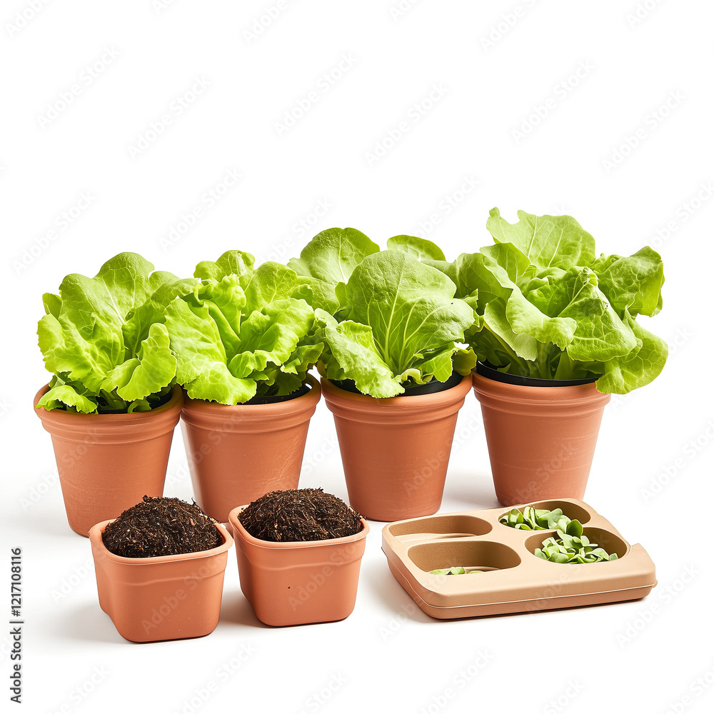 Complete Urban Gardening Kit with Lettuce Seeds and Eco-Friendly Soil Pods Complete Urban Gardening Kit with Lettuce Seeds and Eco-Friendly Soil Pods