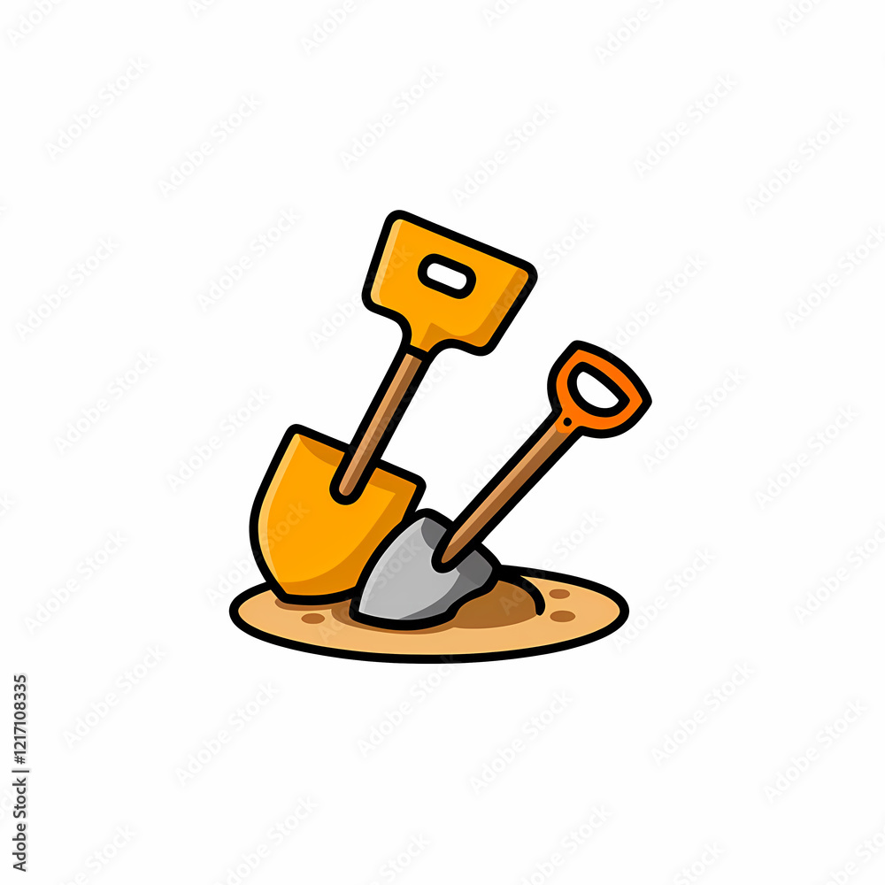 two shovels buried in the sand icon logo vector dos palas enterradas en el vector del logotipo del icono de arena
two shovels buried in the sand icon logo vector dos palas enterradas en el vector del logotipo del icono de arena