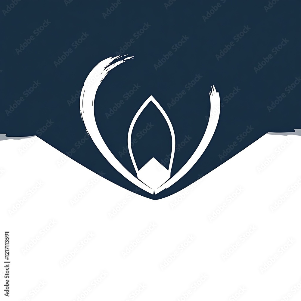 Naklejka premium illustration of an background with a ribbon