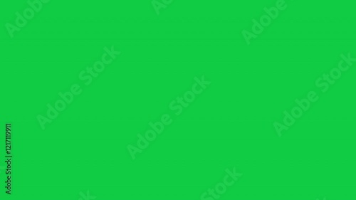 Animation stock video of paper is torn over green screen background suitable for message, and video Transitions . alpha channel only 4k