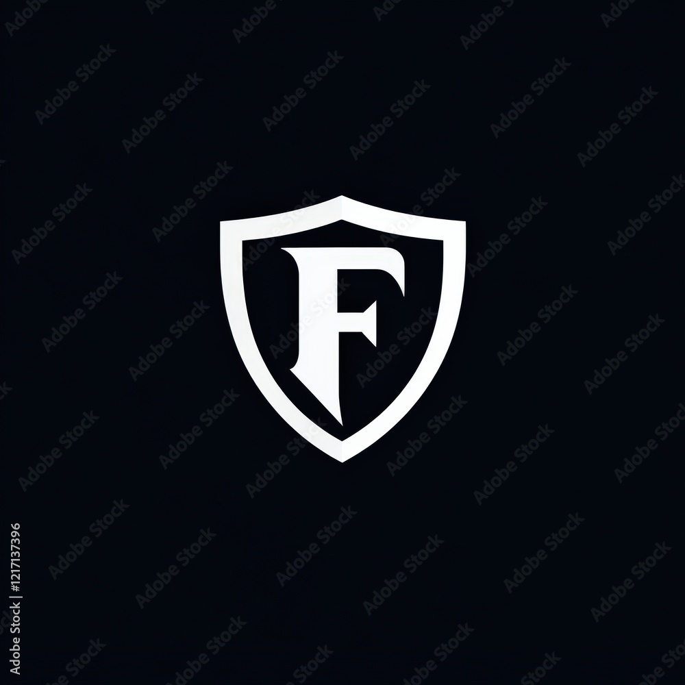 F Shield Logo: A Modern Guardian for your Business with Secure and Stylish Typography F Shield Logo: A Modern Guardian for your Business with Secure and Stylish Typography