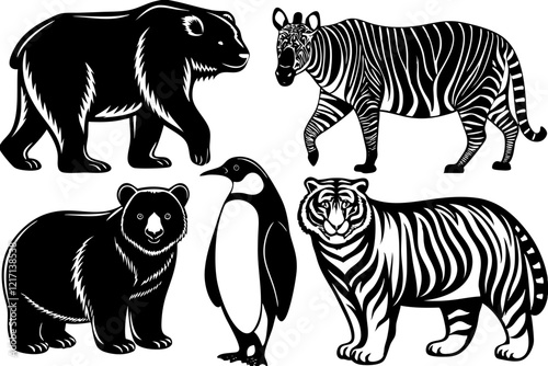 illustration of a zebra