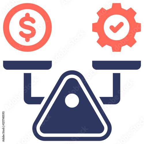 Break Even Point Icon