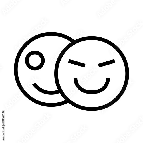 Cheater vector icon