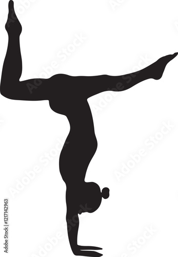 Gymnast Silhouette
